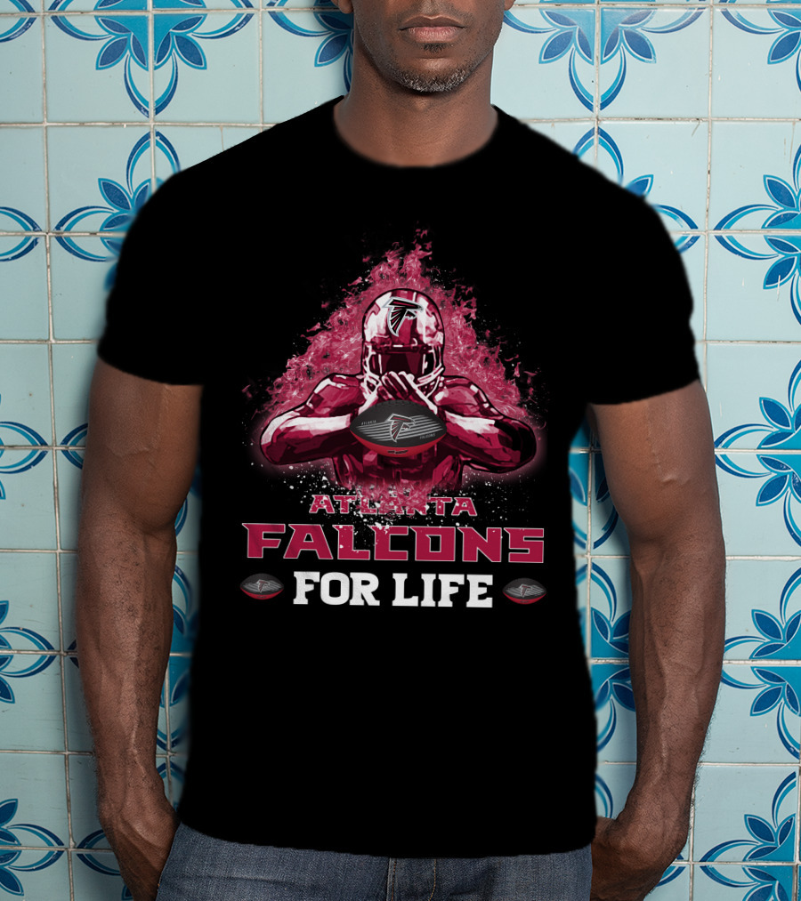 Atlanta Falcons For Life Football Player T-Shirt