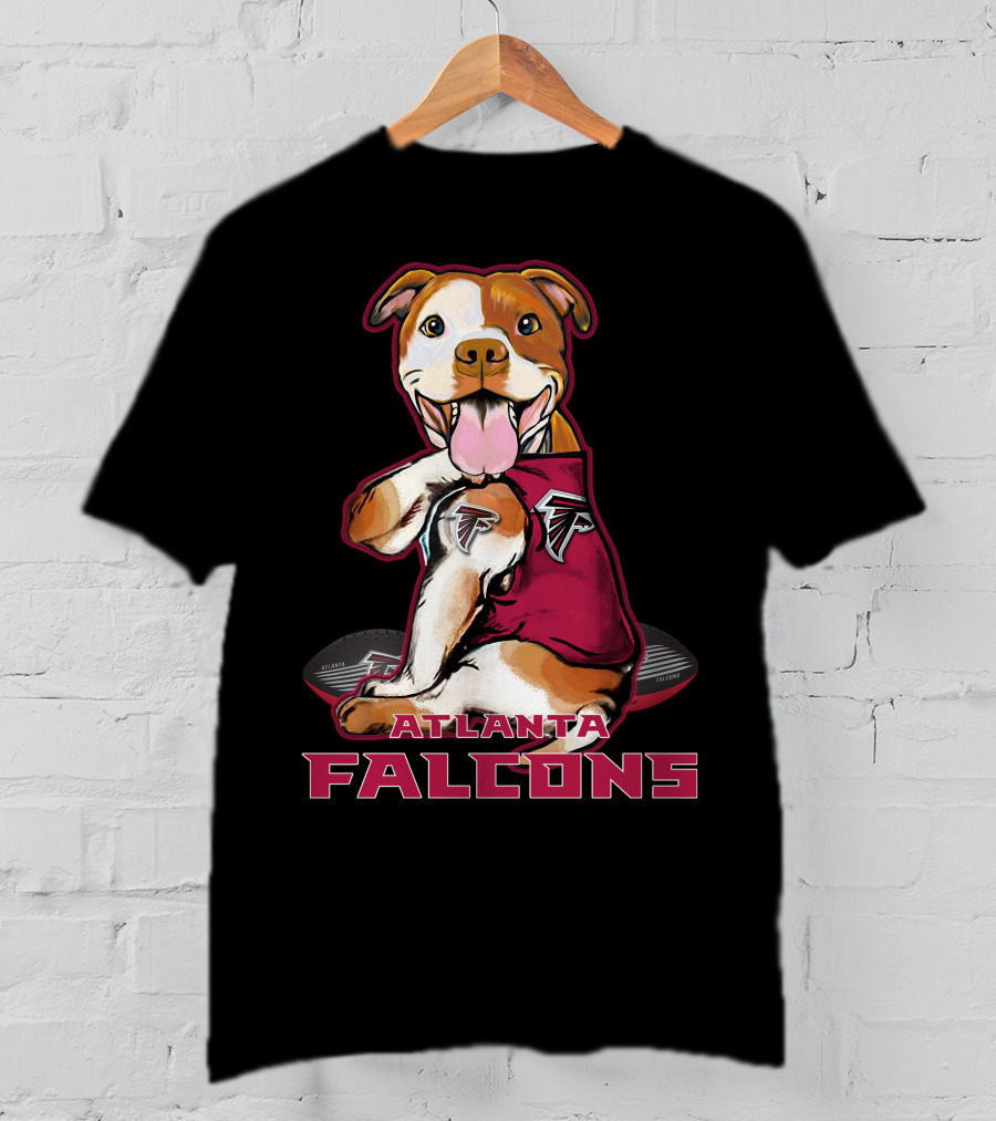 Pittbull Atlanta Falcons Dog T-Shirt