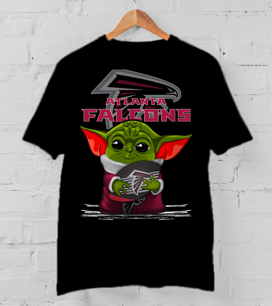 Atlanta Falcons Yoda Football Fan T-Shirt