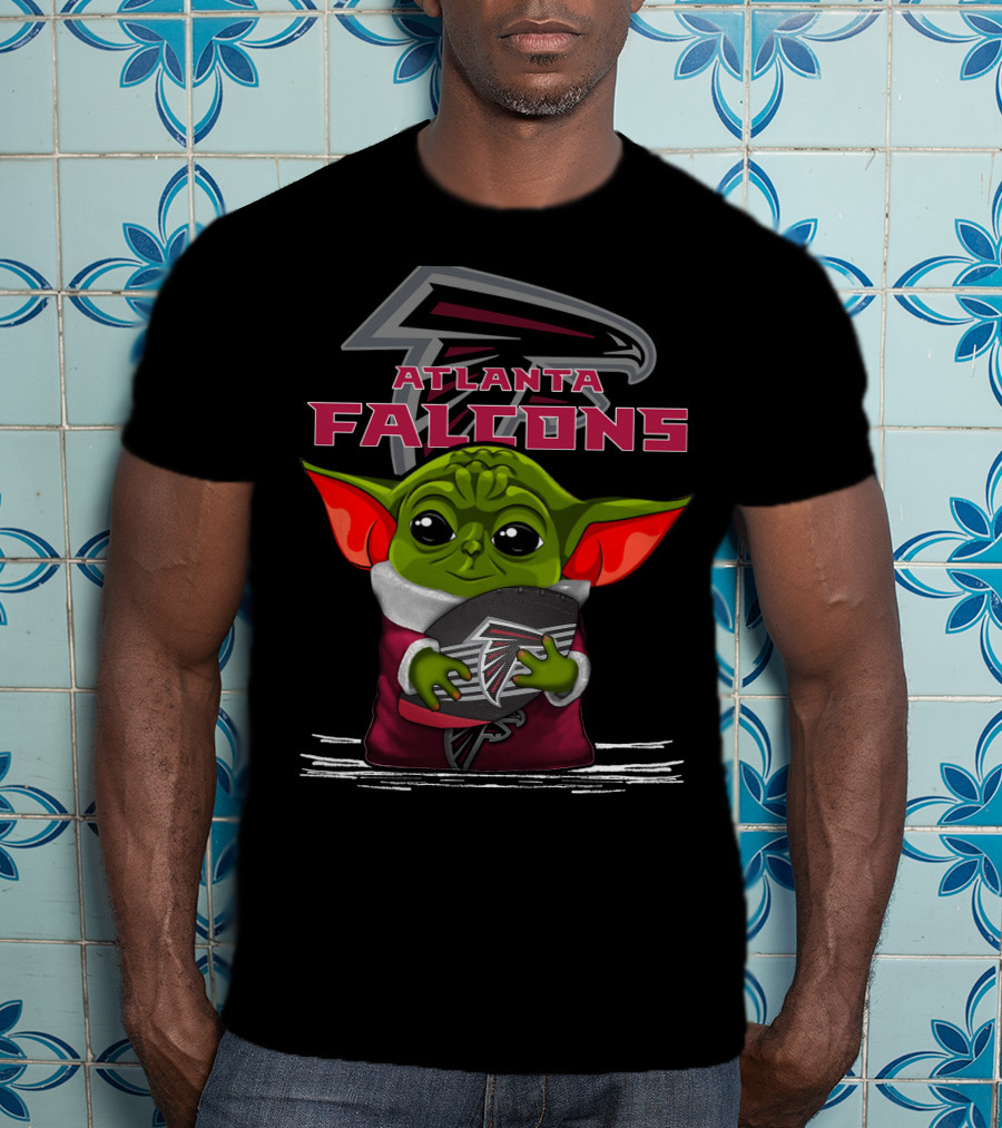 Atlanta Falcons Yoda Football Fan T-Shirt