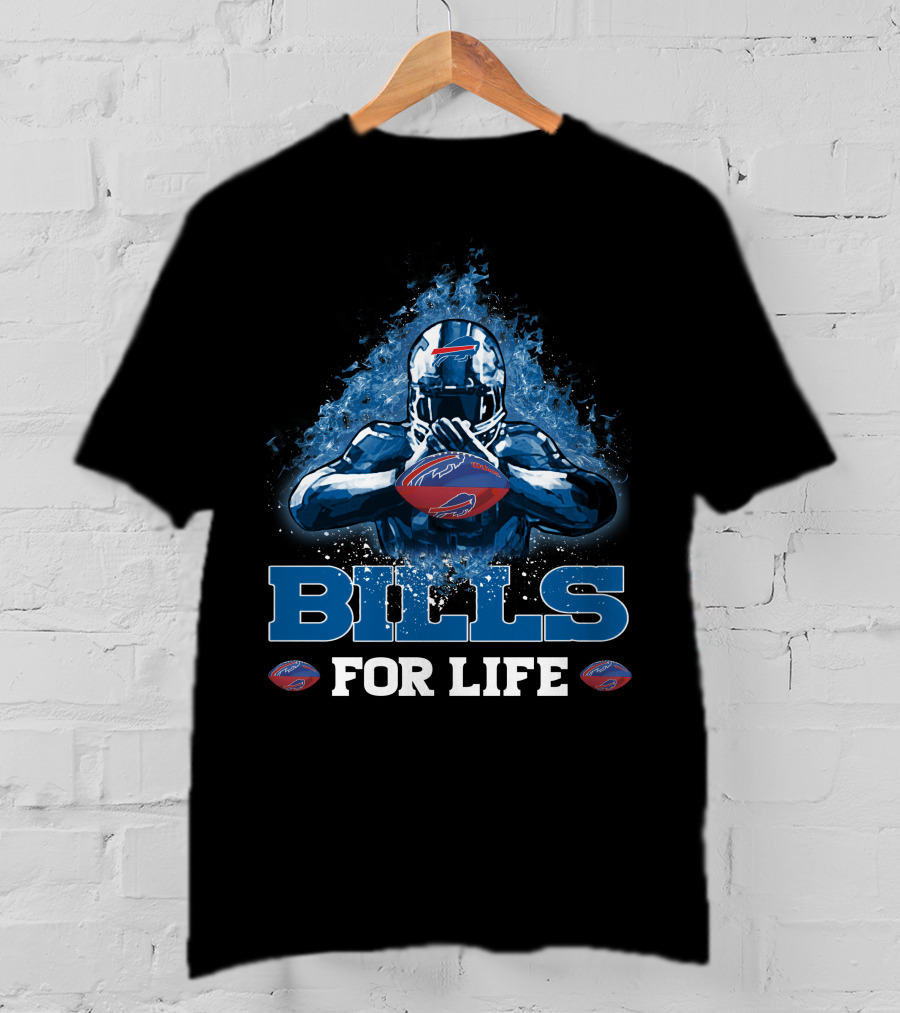 BILLS FOR LIFE Buffalo Bills Football Player NFL T-Shirt