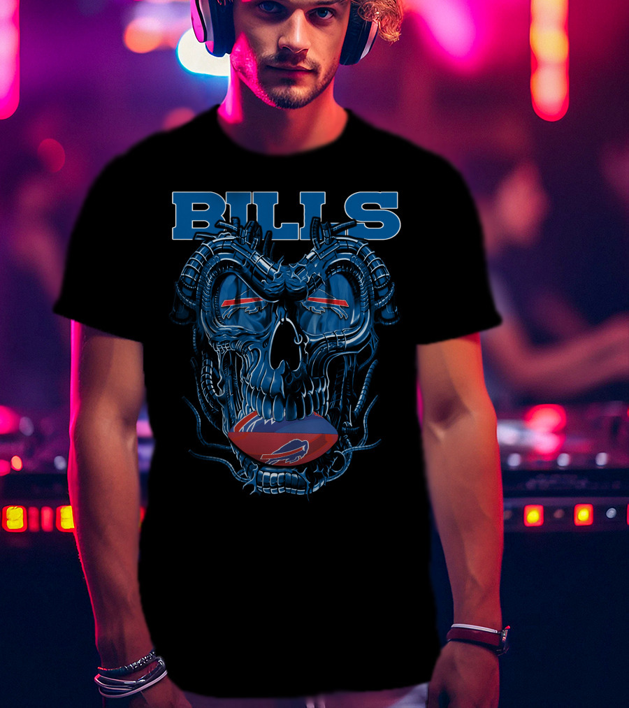 Bills Dragonskull Buffalo Bills T-Shirt