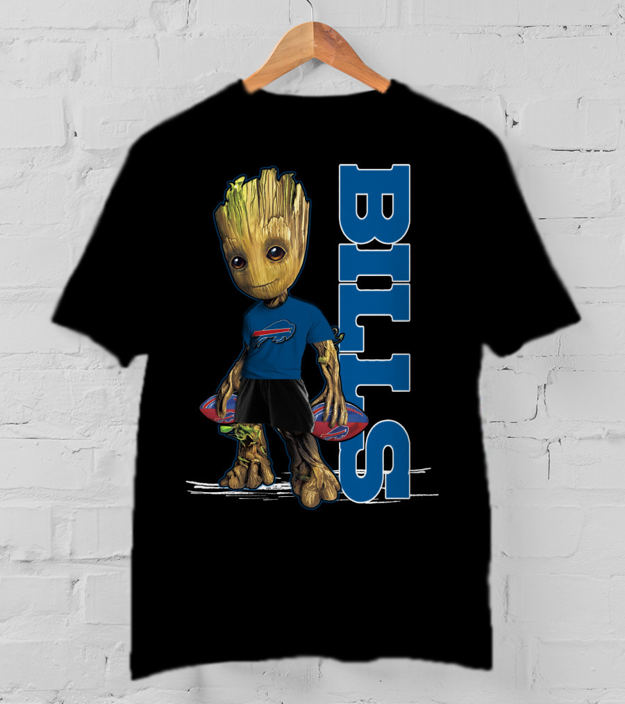 Groot Buffalo Bills NFL Guardians Of The Galaxy T-Shirt