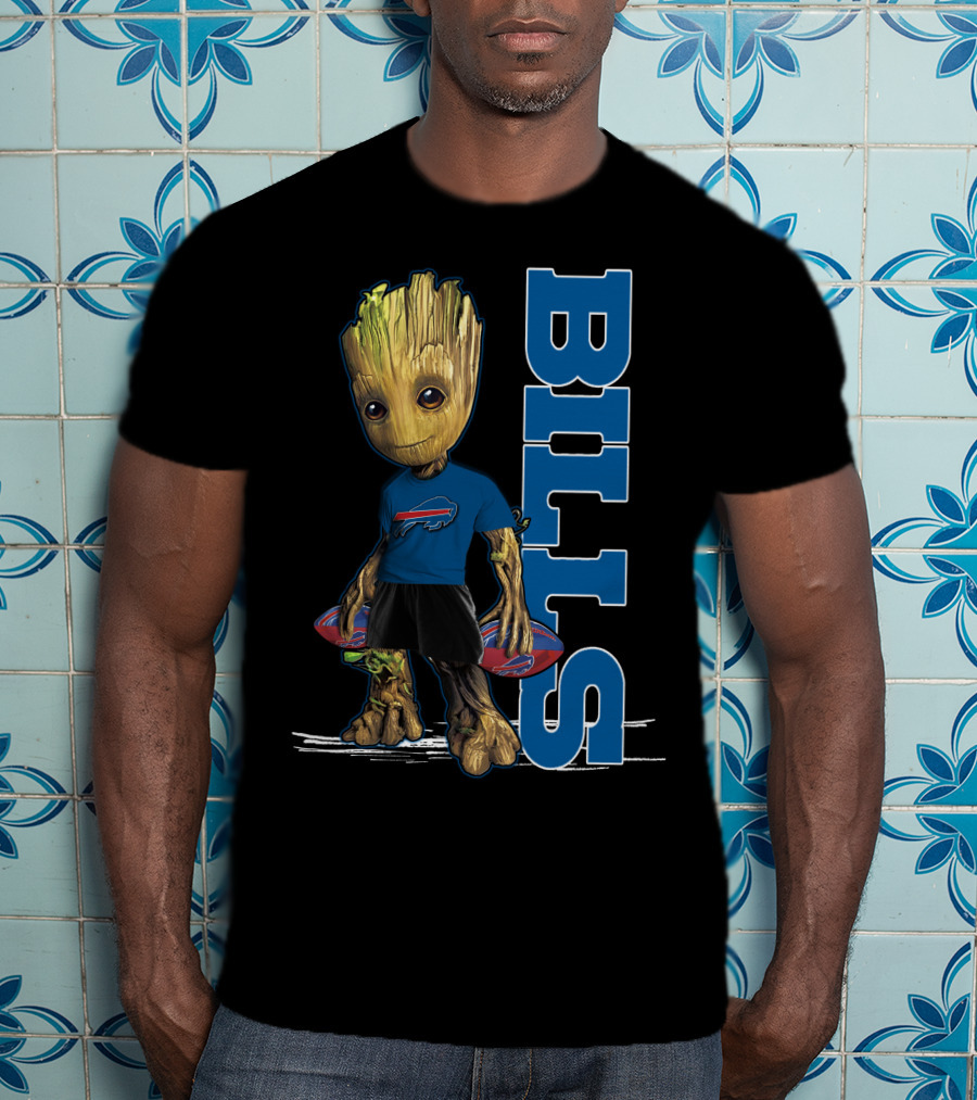 Groot Buffalo Bills NFL Guardians Of The Galaxy T-Shirt