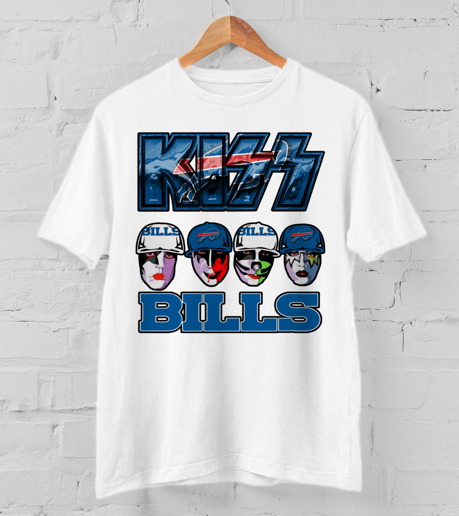 KISS Buffalo Bills Facepaint T-Shirt