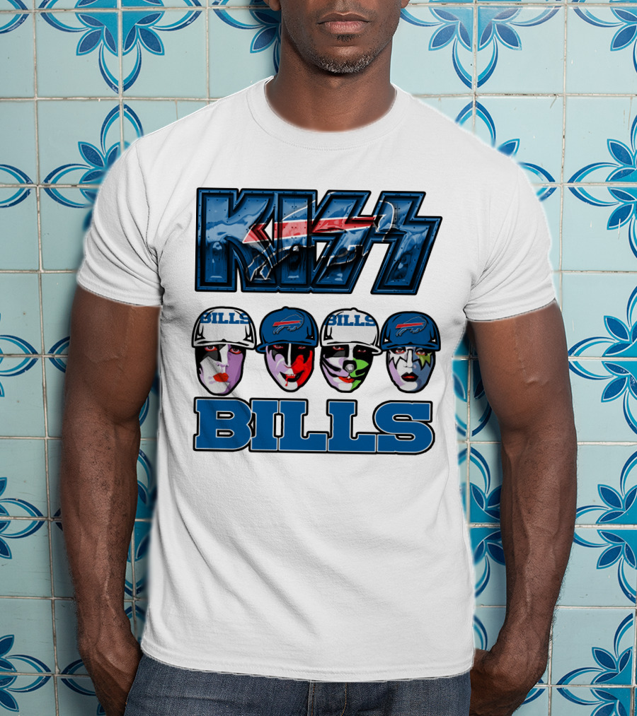 KISS Buffalo Bills Facepaint T-Shirt