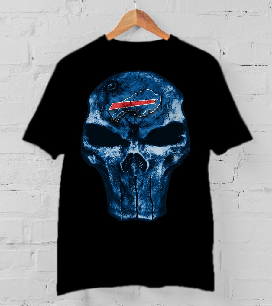 Buffalo Bills Skull T-Shirt