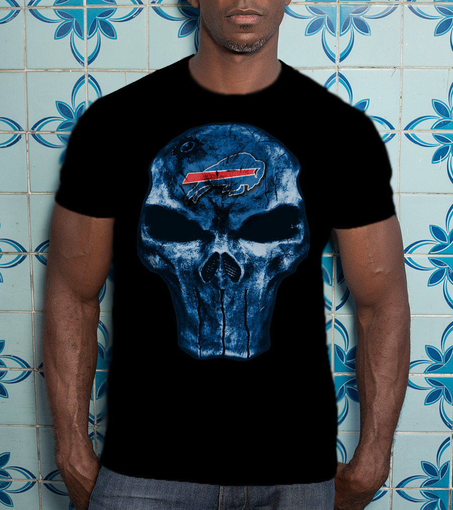 Buffalo Bills Skull T-Shirt