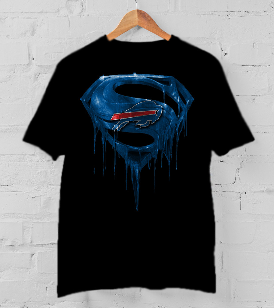 Buffalo Bills Superman Dripping T-Shirt