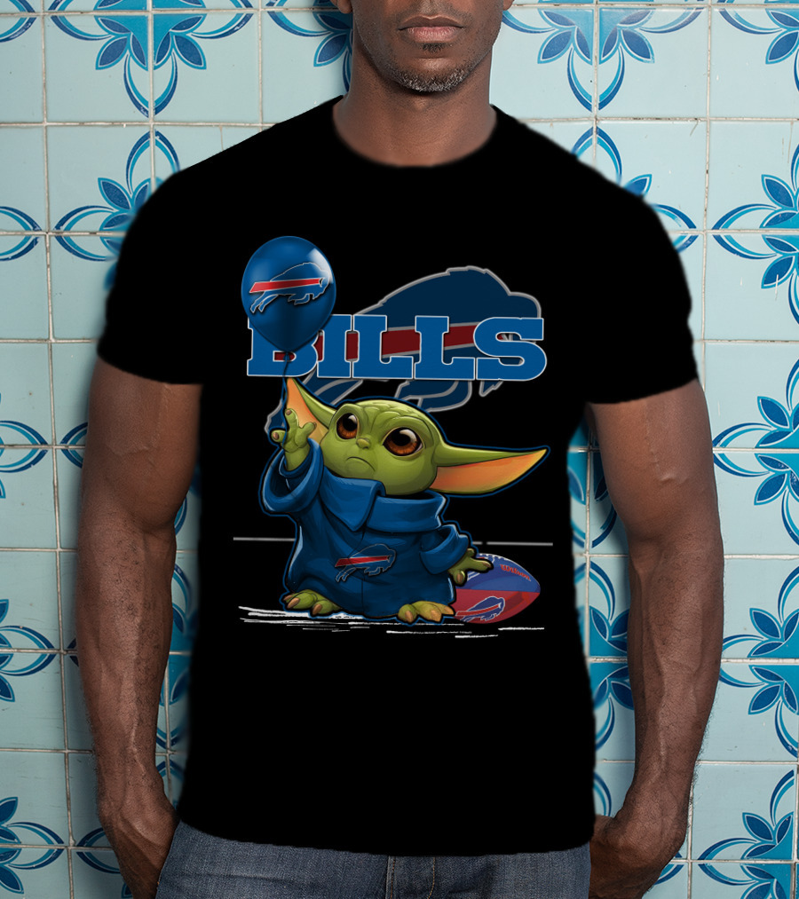 Yoda Bills Buffalo Football Balloon T-Shirt