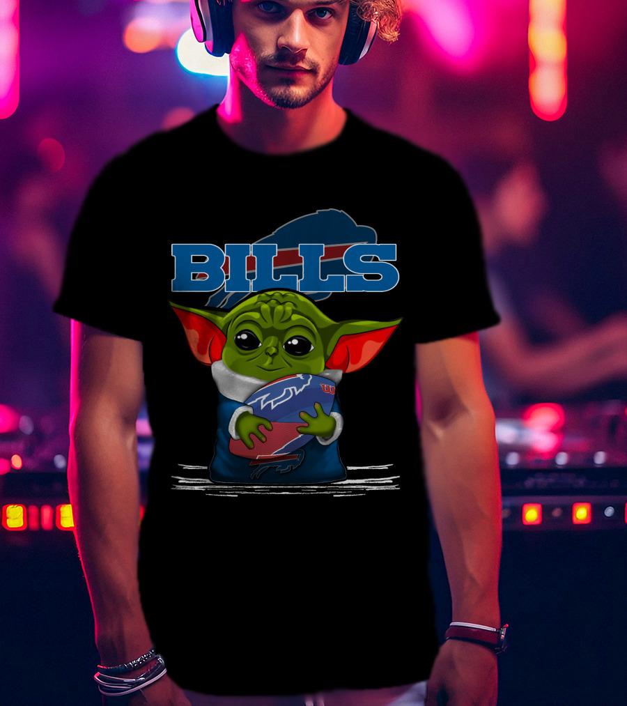 Buffalo Bills Yoda Football T-Shirt