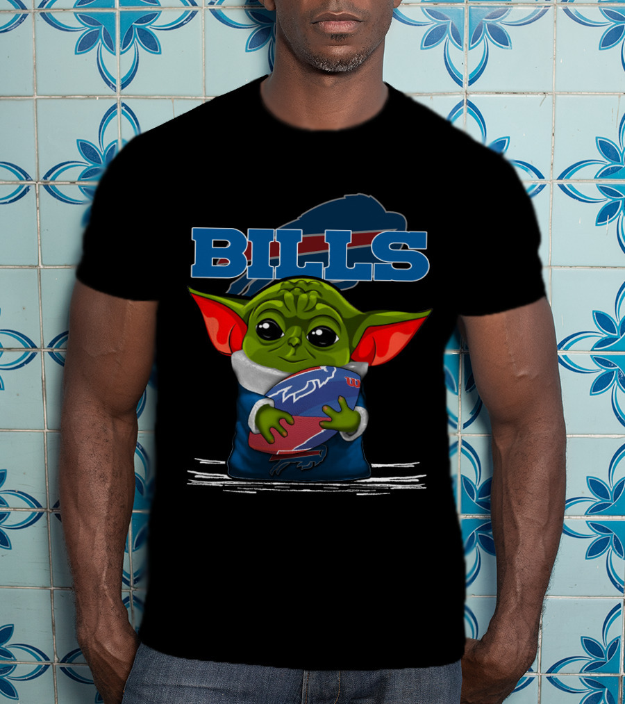 Buffalo Bills Yoda Football T-Shirt