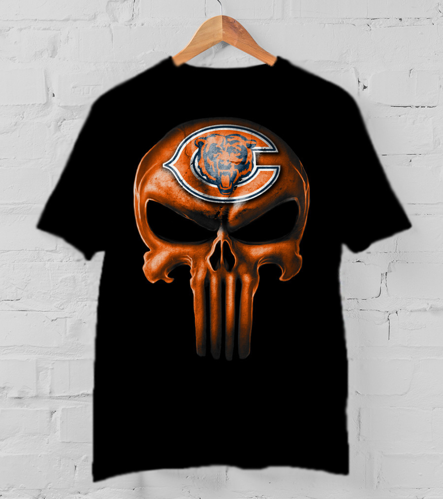Chicago Bears Skull T-Shirt