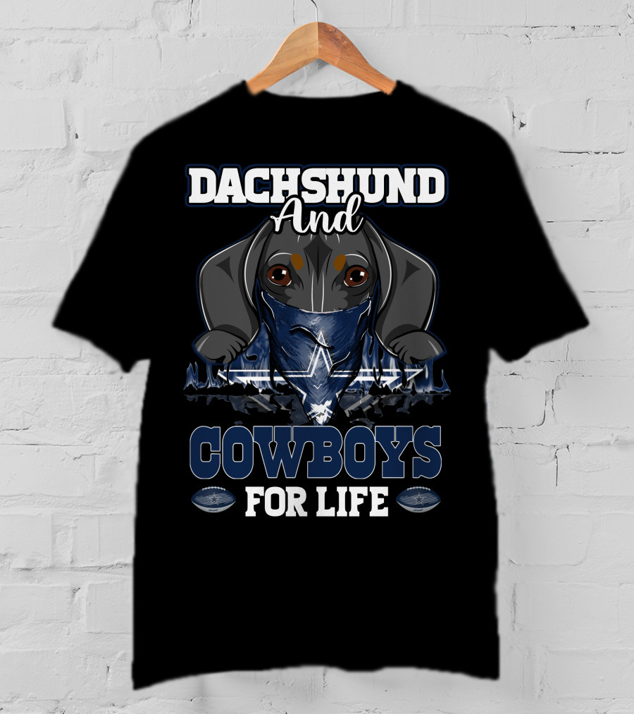 Dachshund And Cowboys For Life T-Shirt