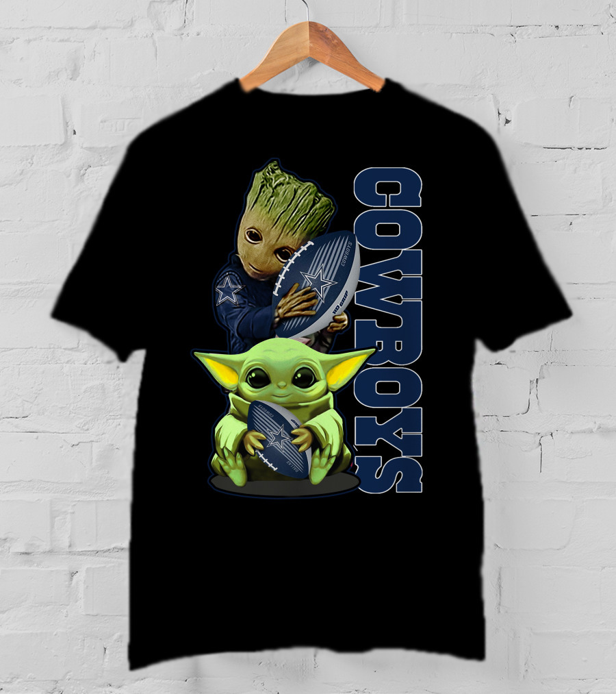 Cowboys Grzd Dallas Cowboys Football Featuring Popular Characters T-Shirt