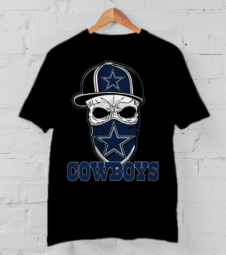 Cowboys Skull Hat With Star T-Shirt