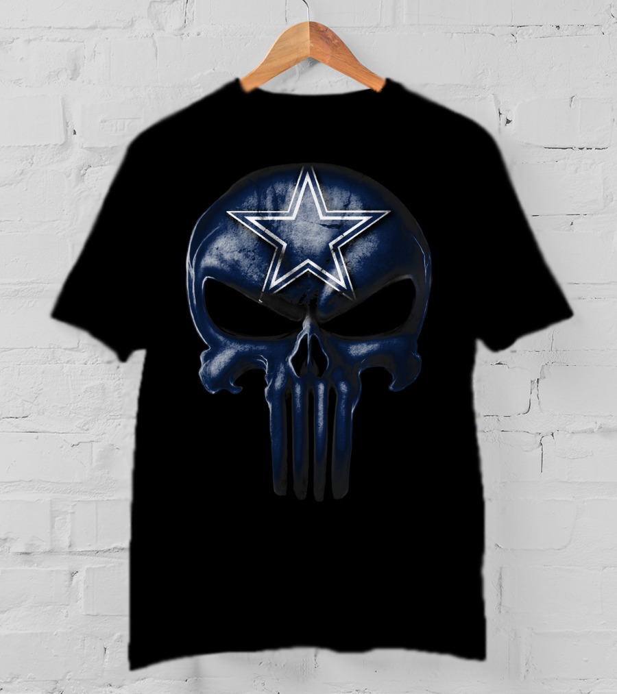 Skull Dallas Cowboys Star T-Shirt