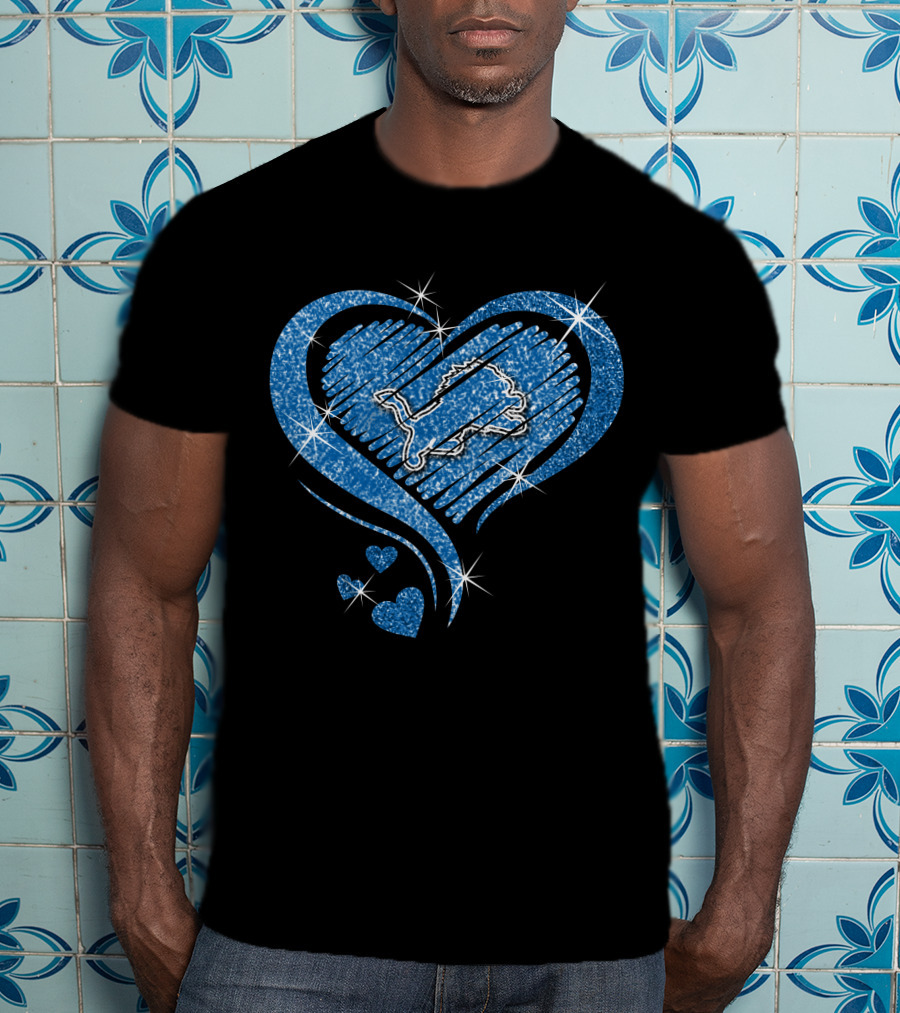 Heart Diamond Lions Sparkle T-Shirt