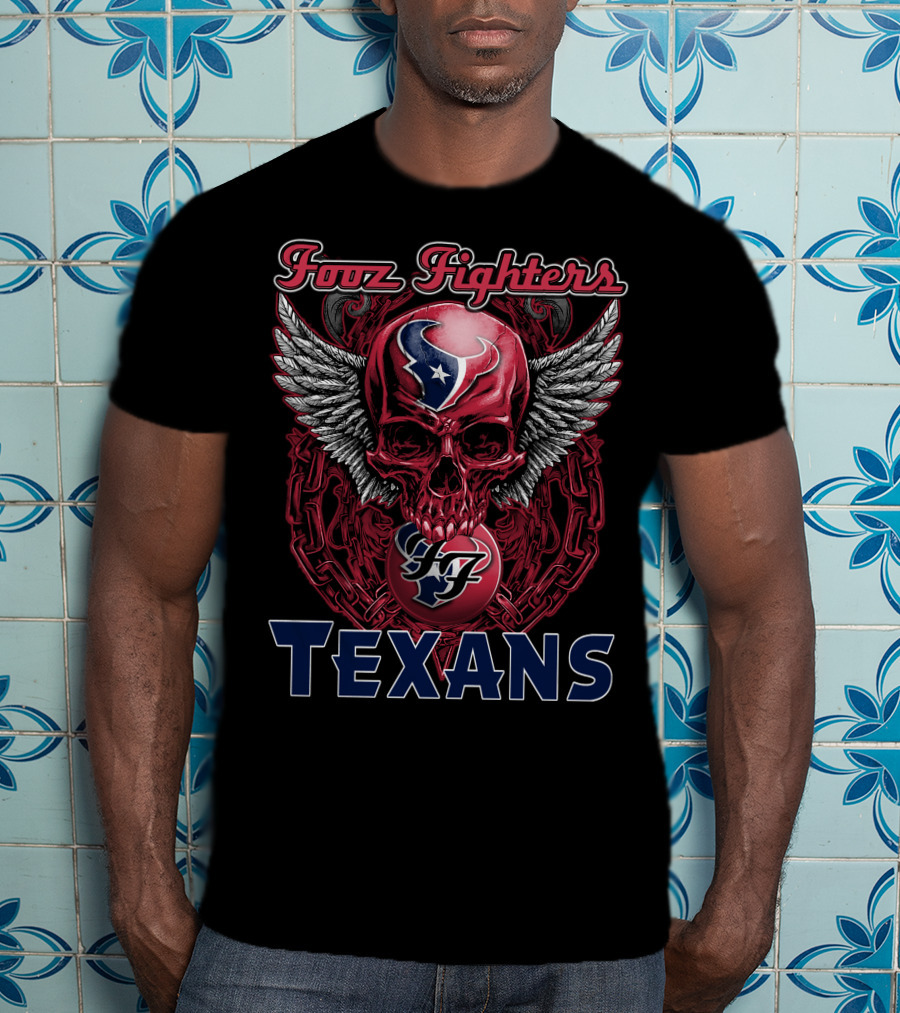 Fooz Fighters Houston Texans T-Shirt