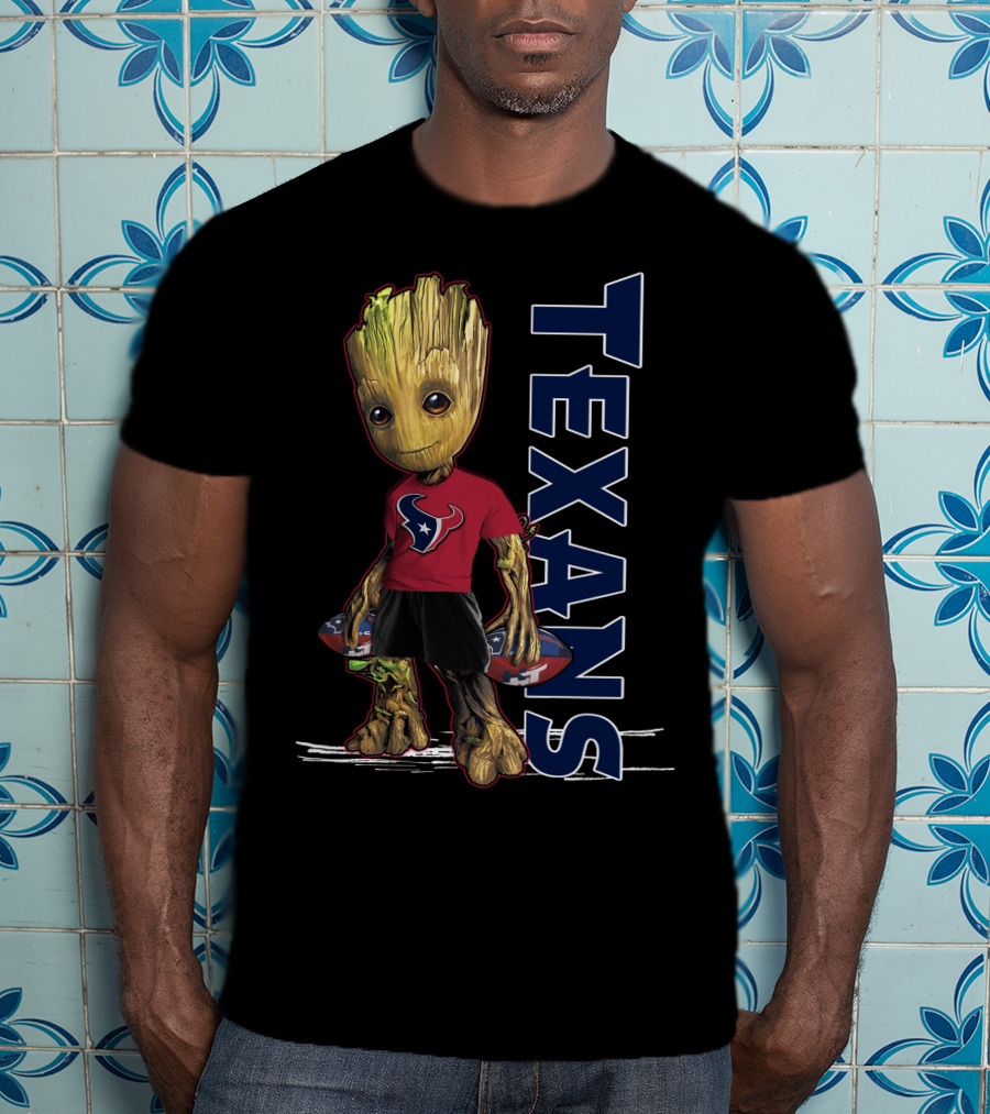 Groot Texans Football T-Shirt