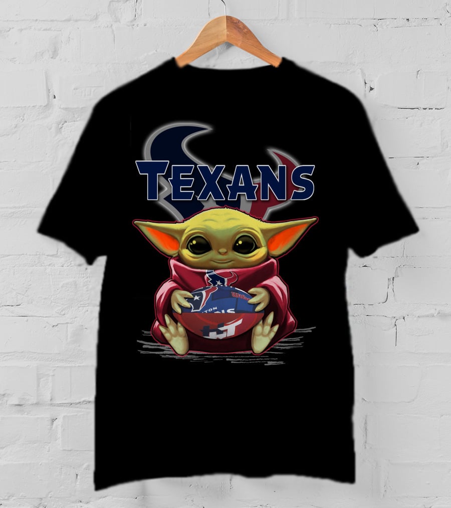 Texans Yoda Star Wars Football Fan T-Shirt