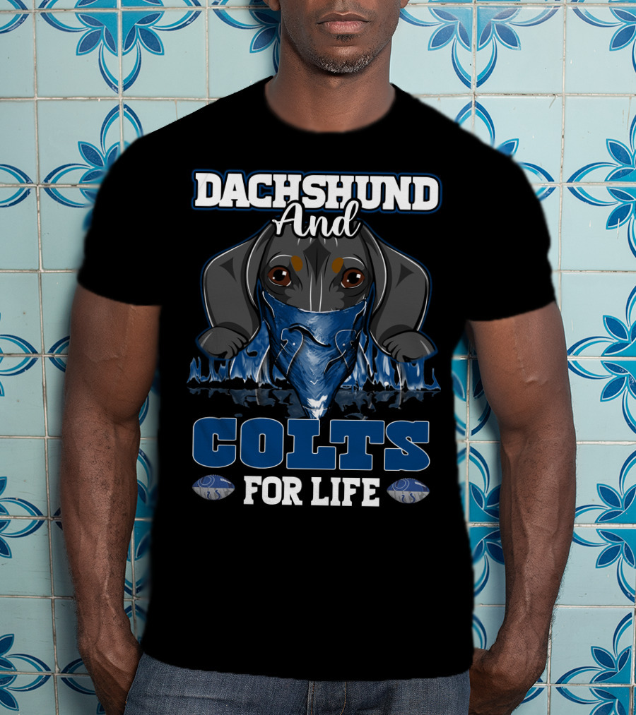 Dachshund And Colts For Life T-Shirt