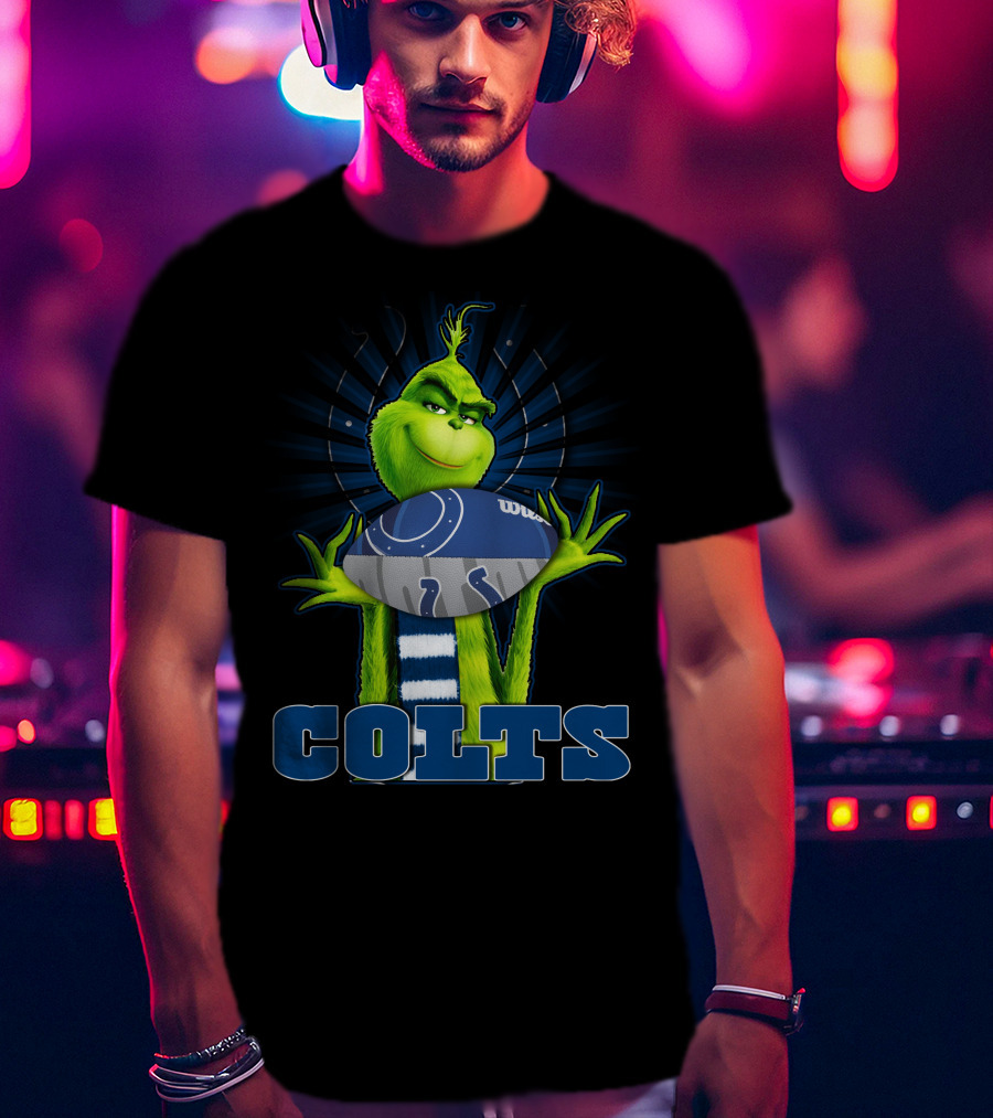 Grinch Indianapolis Colts Football T-Shirt