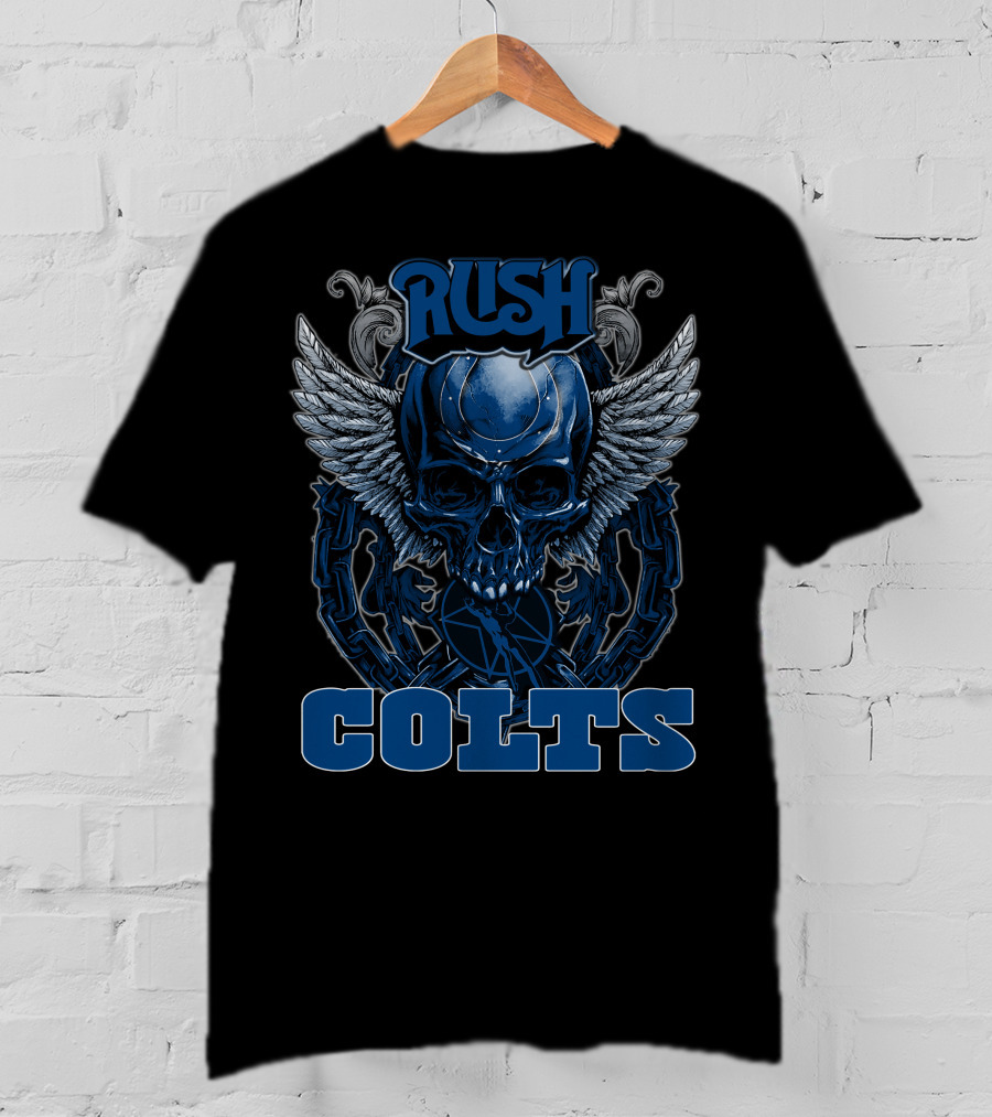 Rush Colts Winged Skull T-Shirt