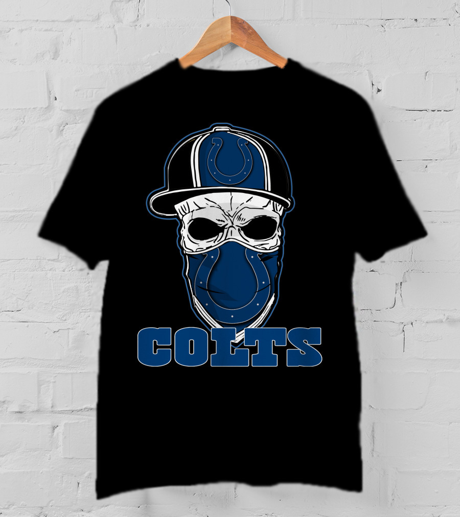 Colts Skull Hat With Indianapolis Colts T-Shirt
