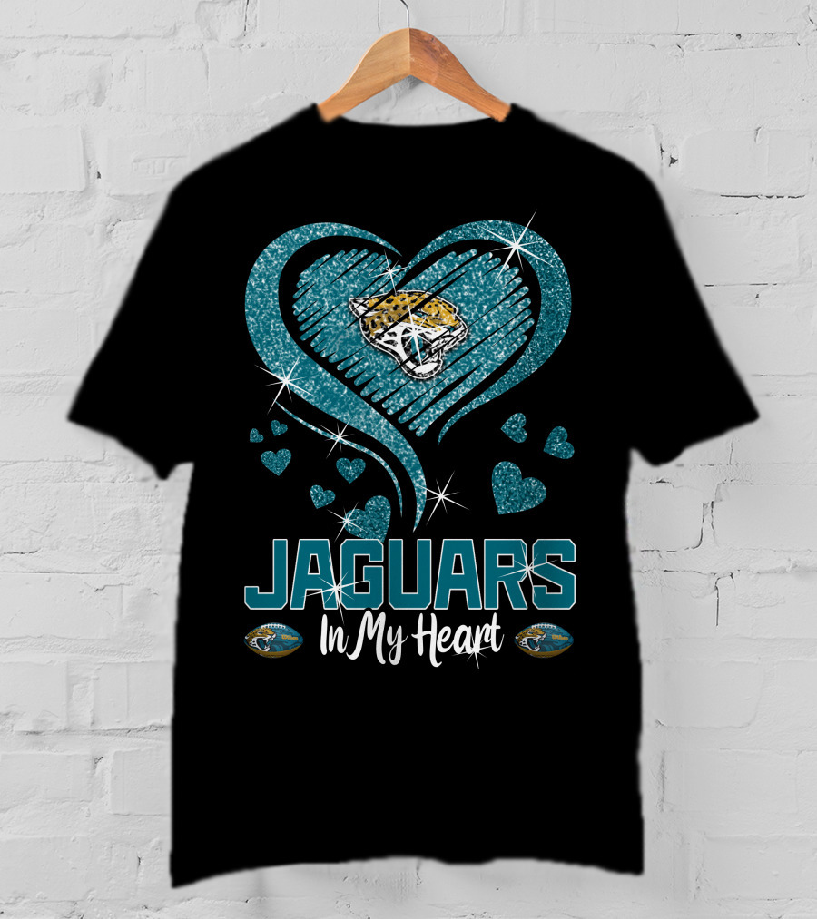 Jaguars In My Heart Jacksonville T-Shirt