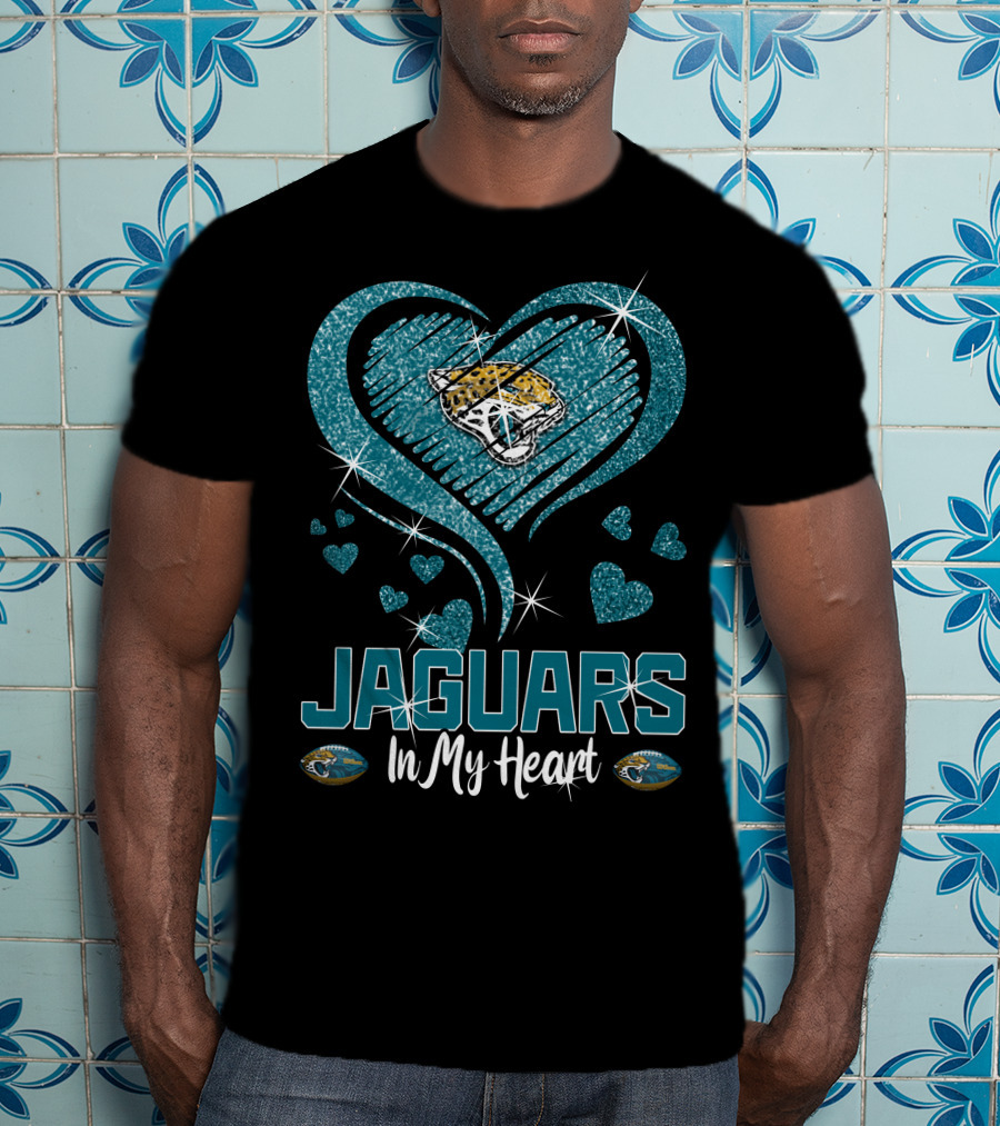 Jaguars In My Heart Jacksonville T-Shirt
