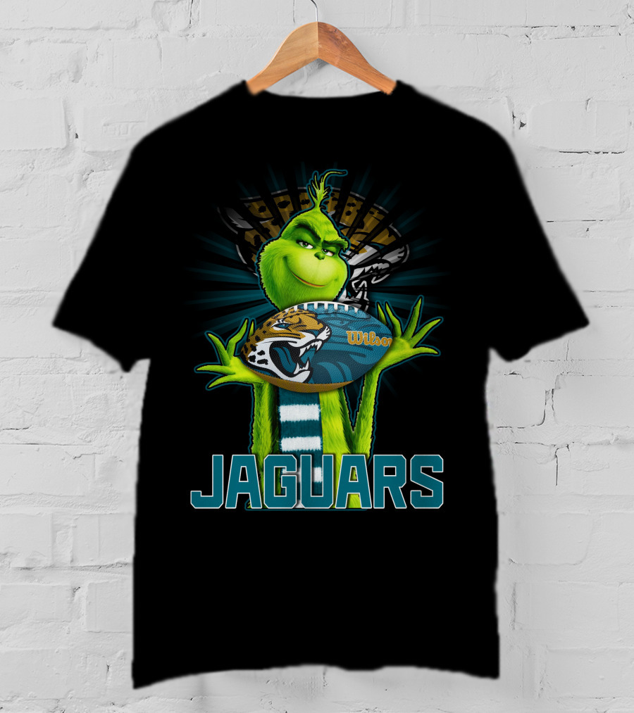 Grinch Jaguars Wilson Football Jacksonville T-Shirt