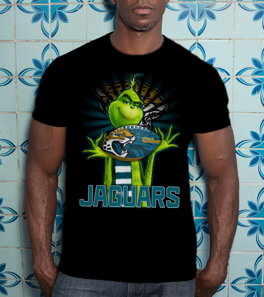 Grinch Jaguars Wilson Football Jacksonville T-Shirt