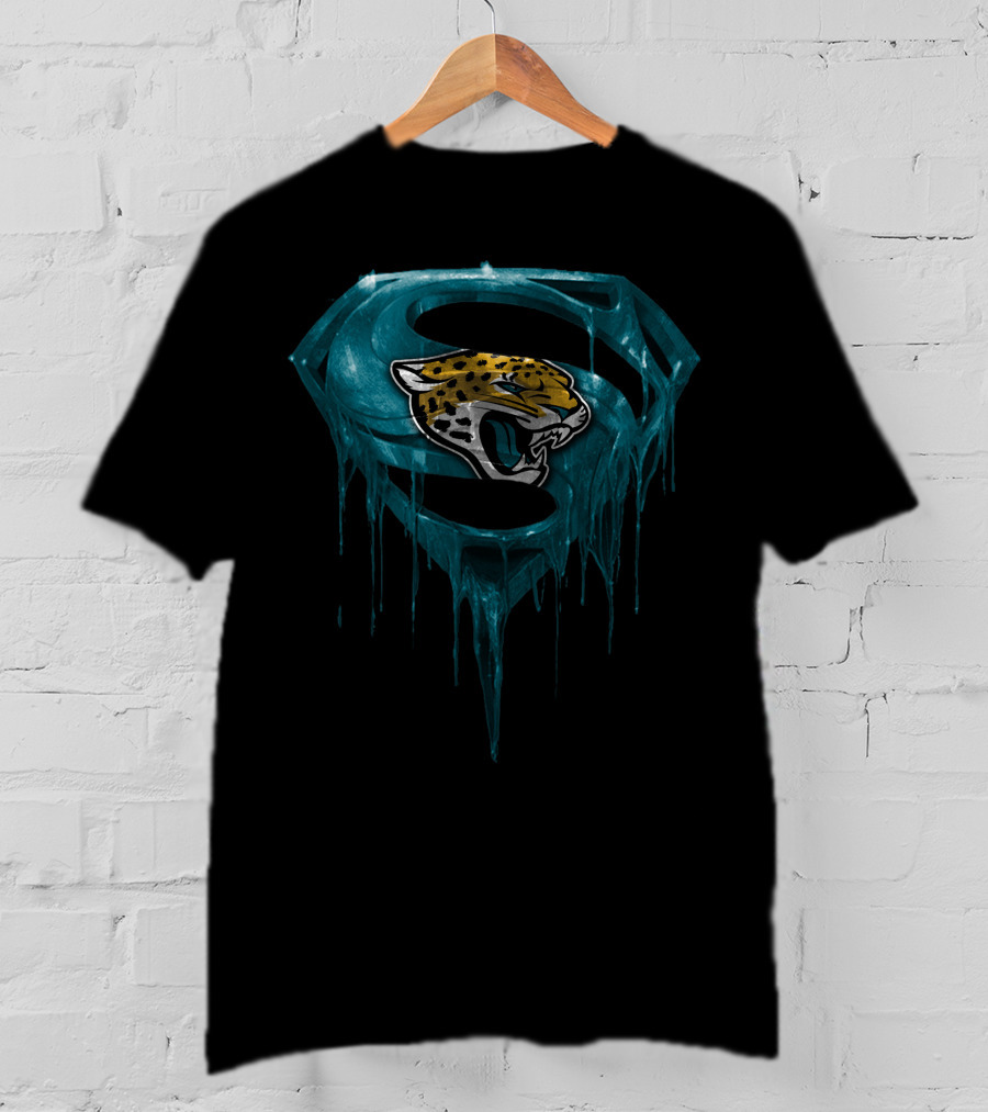 Jacksonville Jaguars Dripping Superman T-Shirt