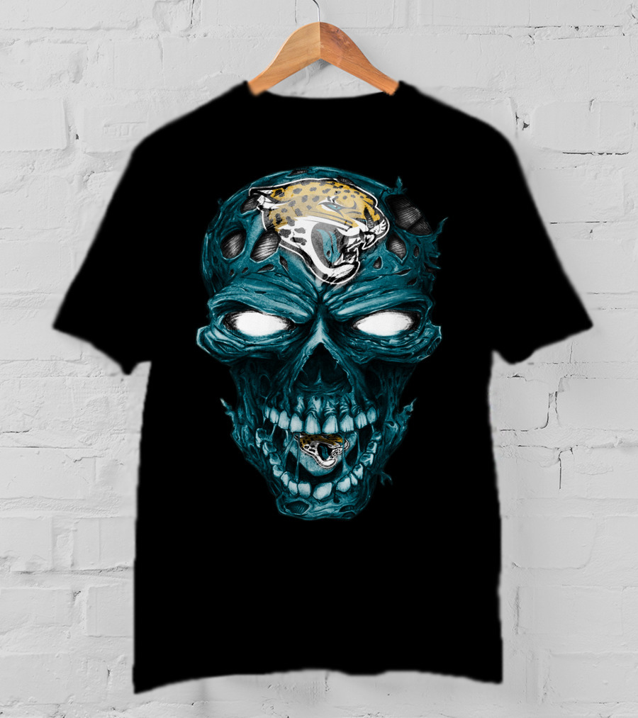 Skull Jacksonville Jaguars T-Shirt