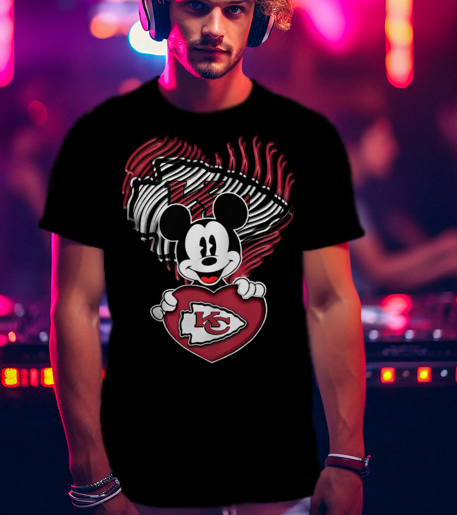 Mick Heart KC Kansas City Chiefs T-Shirt