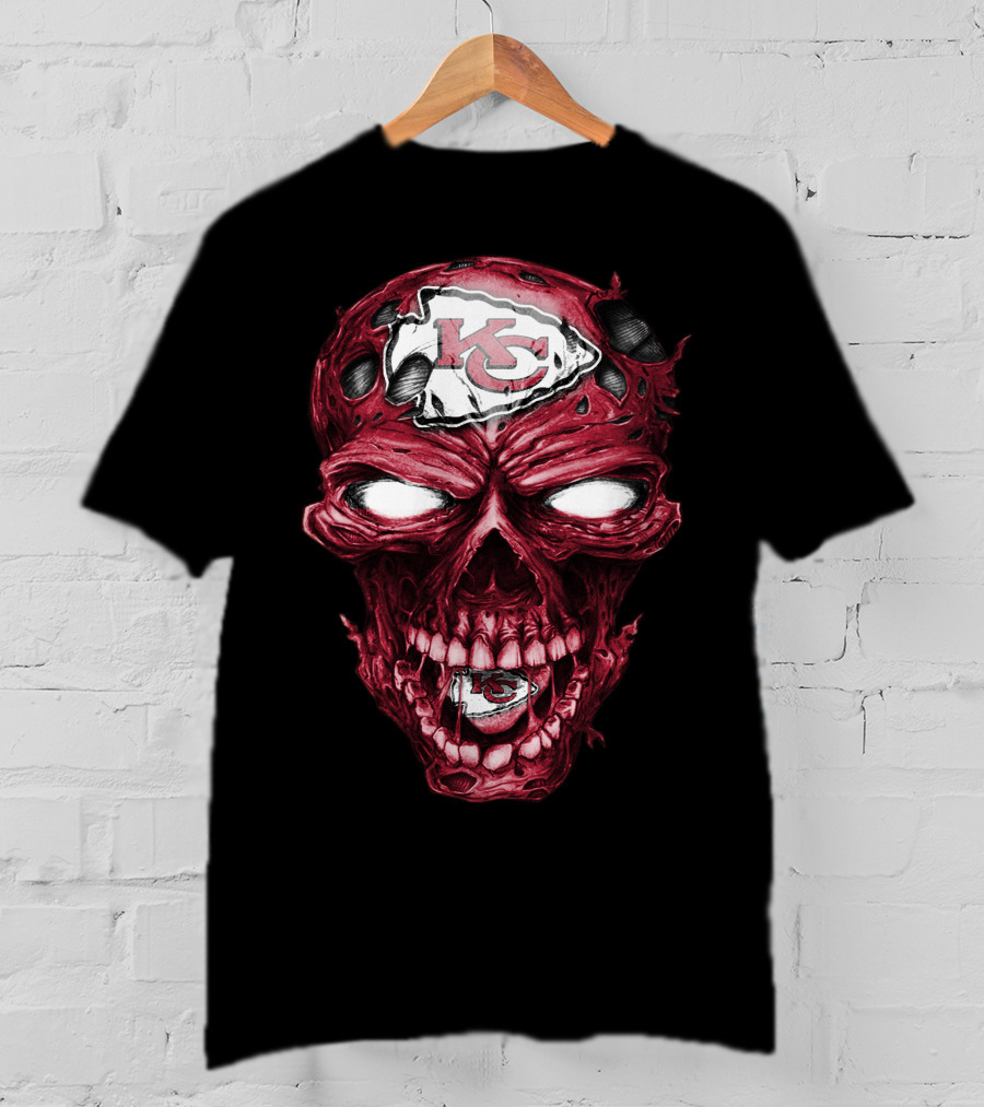 Skull KC Chiefs T-Shirt
