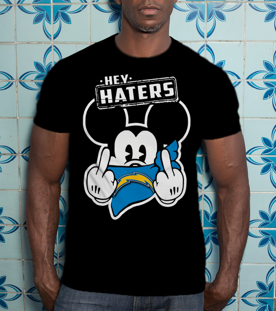 Hey Haters Mick Los Angeles Chargers T-Shirt