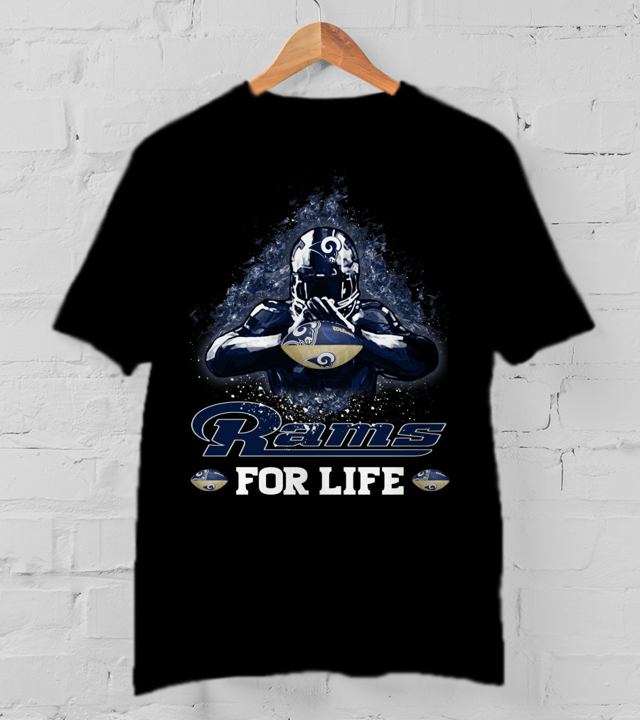 Rams For Life Los Angeles Rams Football Player T-Shirt