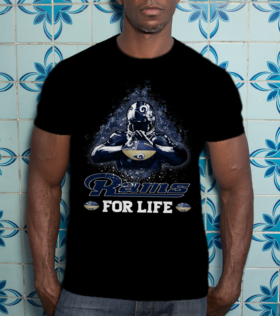Rams For Life Los Angeles Rams Football Player T-Shirt