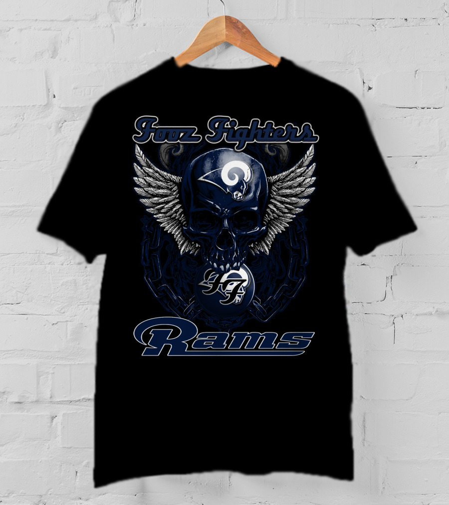 Foo Fighters Los Angeles Rams T-Shirt