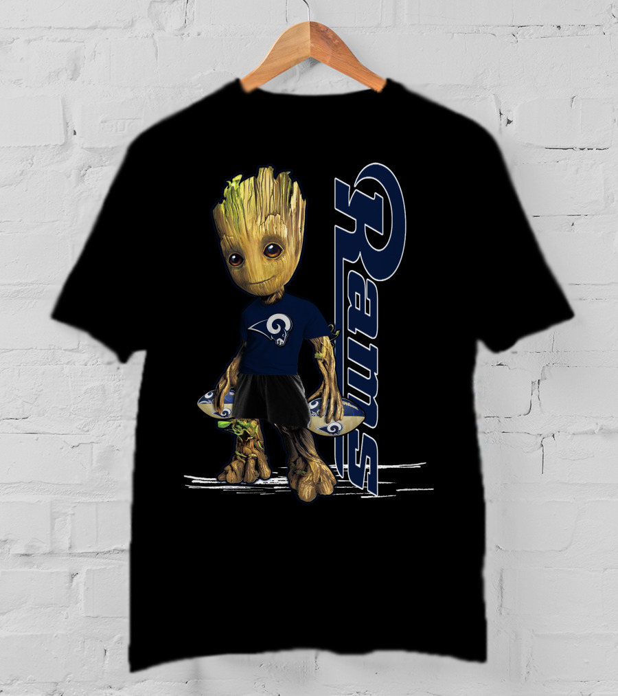 Groot Rams Los Angeles Football Fan T-Shirt