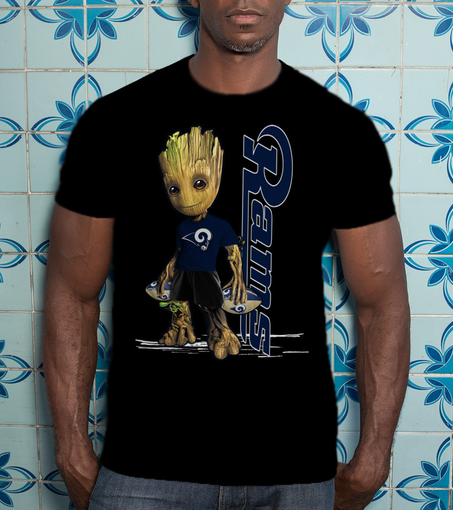 Groot Rams Los Angeles Football Fan T-Shirt