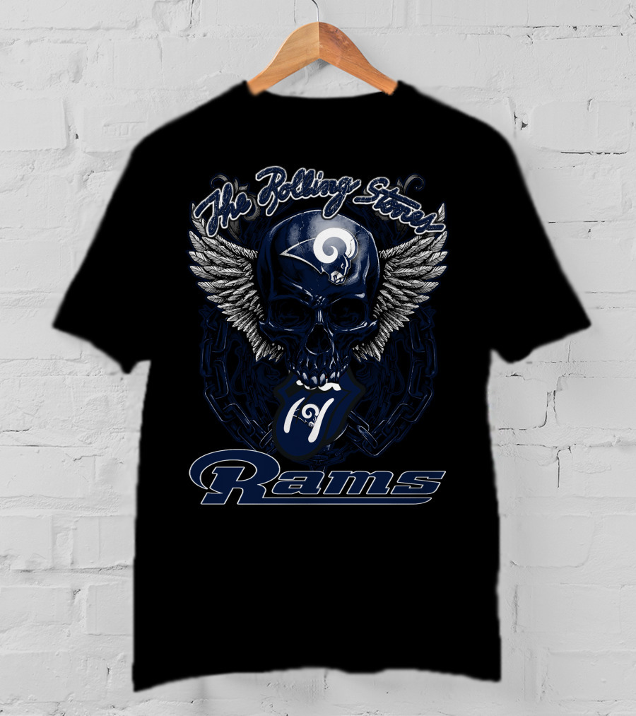 The Rolling Stones Rams Skull Wings T-Shirt