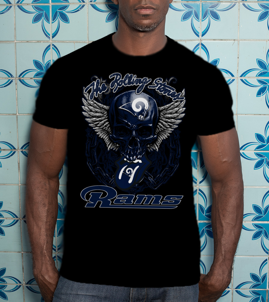 The Rolling Stones Rams Skull Wings T-Shirt