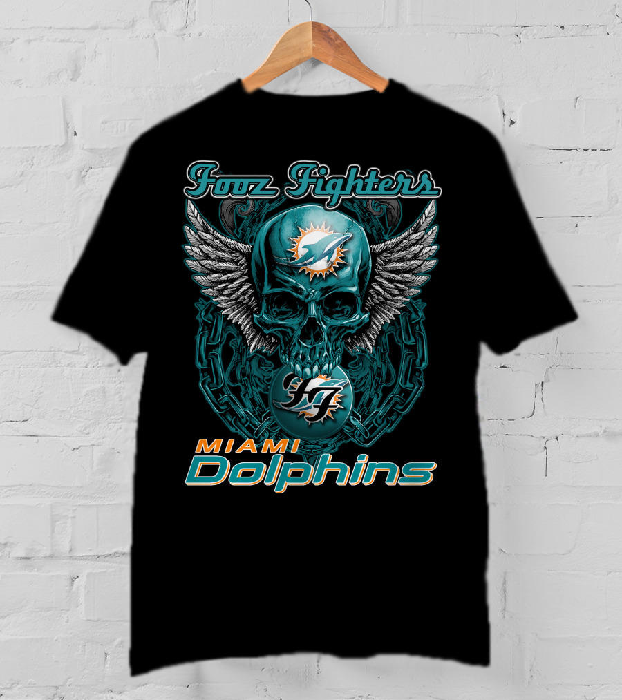 Foo Fighters Miami Dolphins T-Shirt