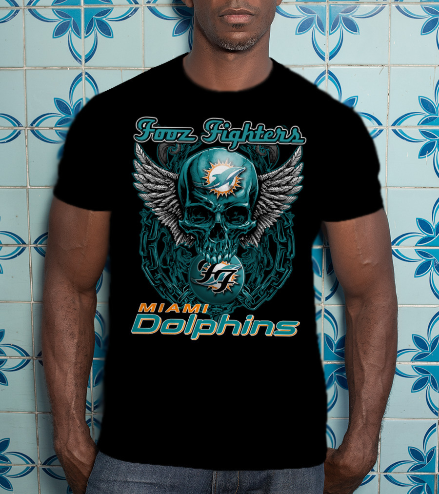 Foo Fighters Miami Dolphins T-Shirt