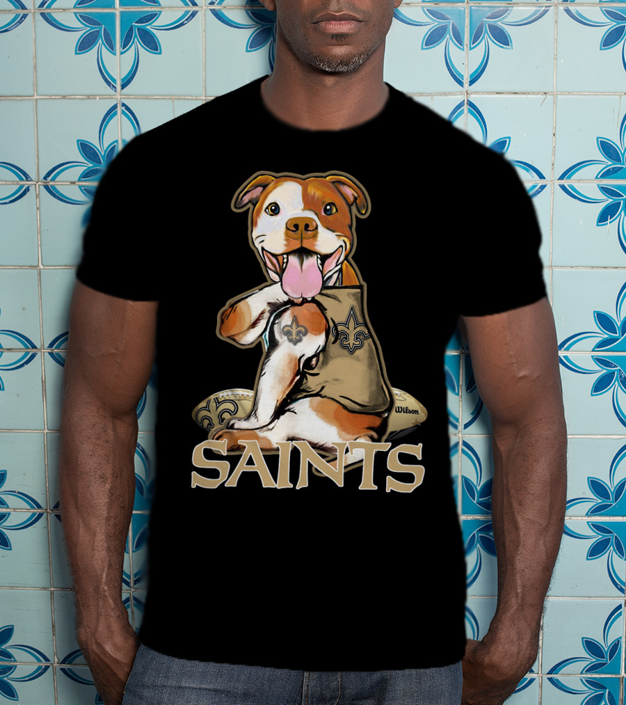 Pittbull Wilson Fleur-de-Lis Saints T-Shirt