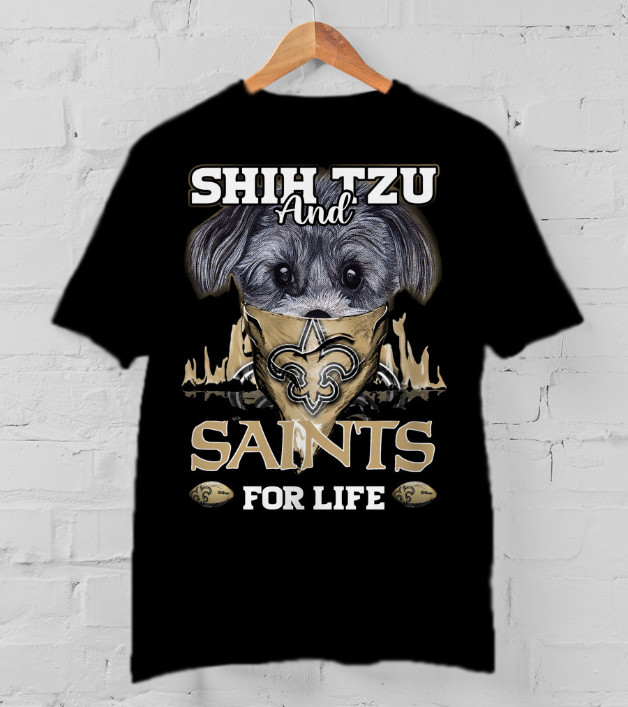 Shih Tzu And Saints For Life T-Shirt