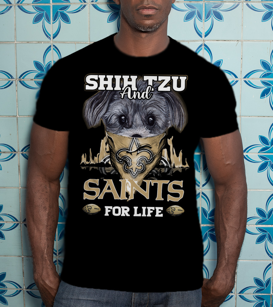Shih Tzu And Saints For Life T-Shirt
